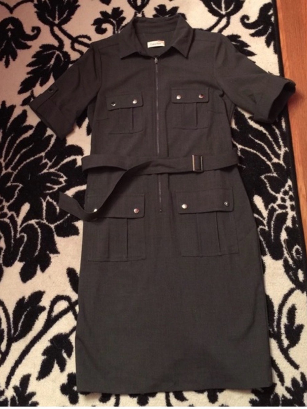 Calvin Klein military style dress